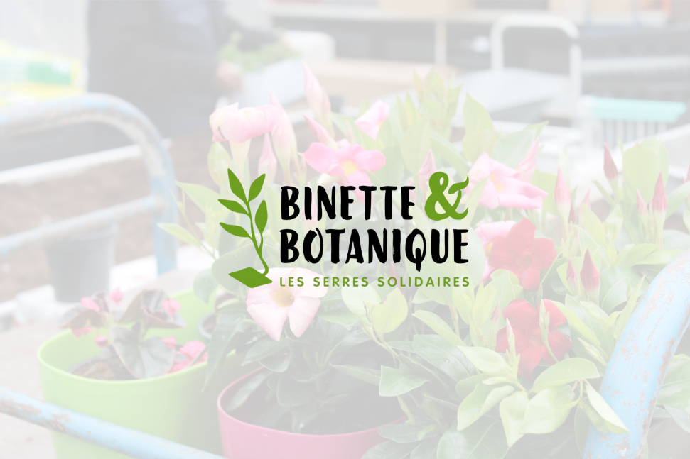 logo binette et botaniques les serres solidaires